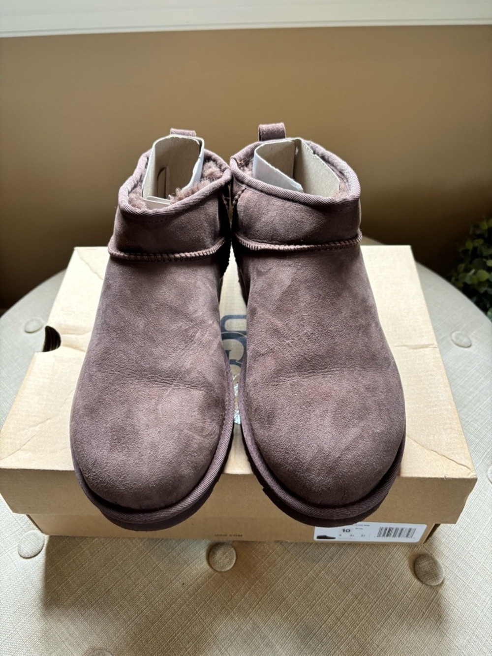 *NEW* UGG Women's Classic Ultra Mini Boot - Chocolate Brown - Size 10 - Picture 4 of 7
